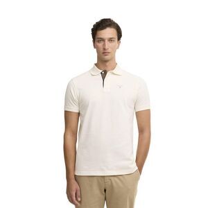 Barbour Cream Cotton Polo Men's Shirt